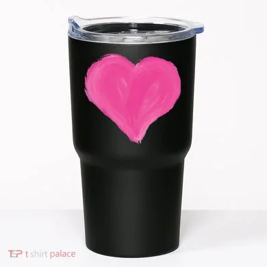 Painted Heart Tumbler