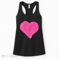 Painted Heart Women's Tank Top thumb 0