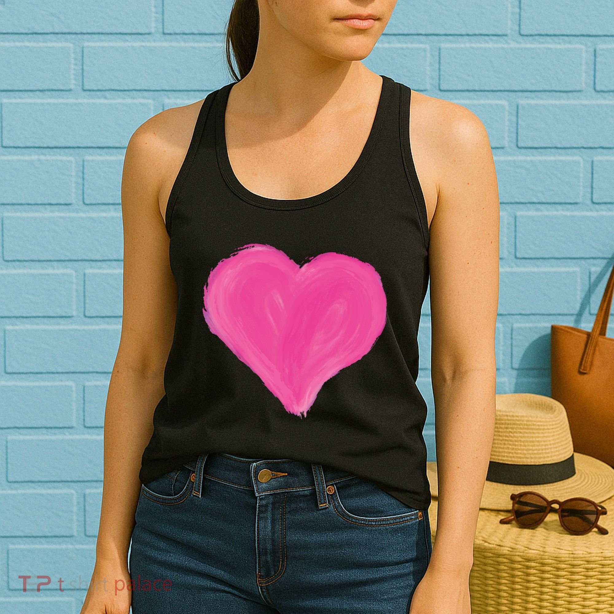 Painted Heart Women's Tank Top