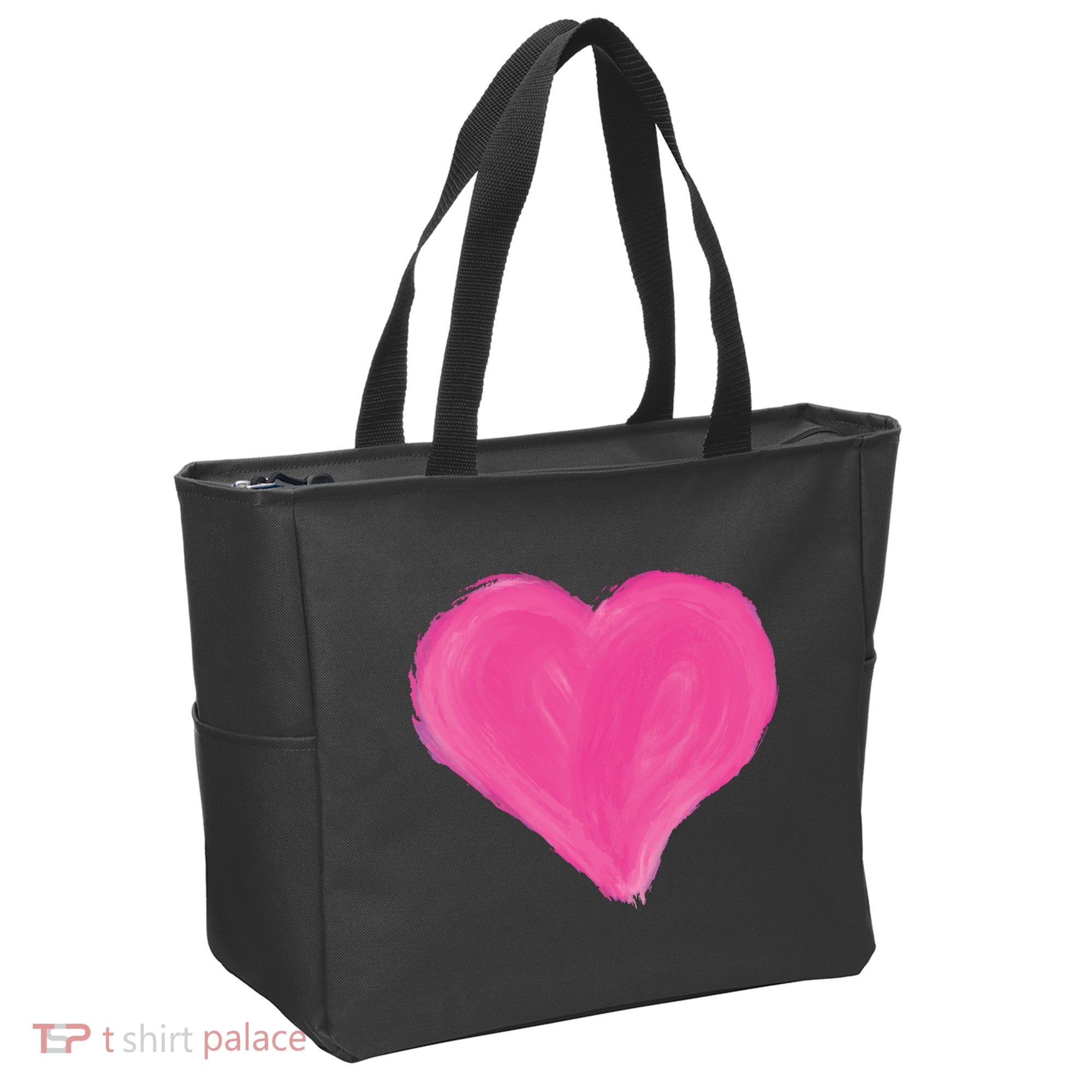 Painted Heart Tote Bag