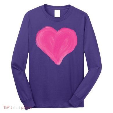 Painted Heart Long Sleeve Shirt