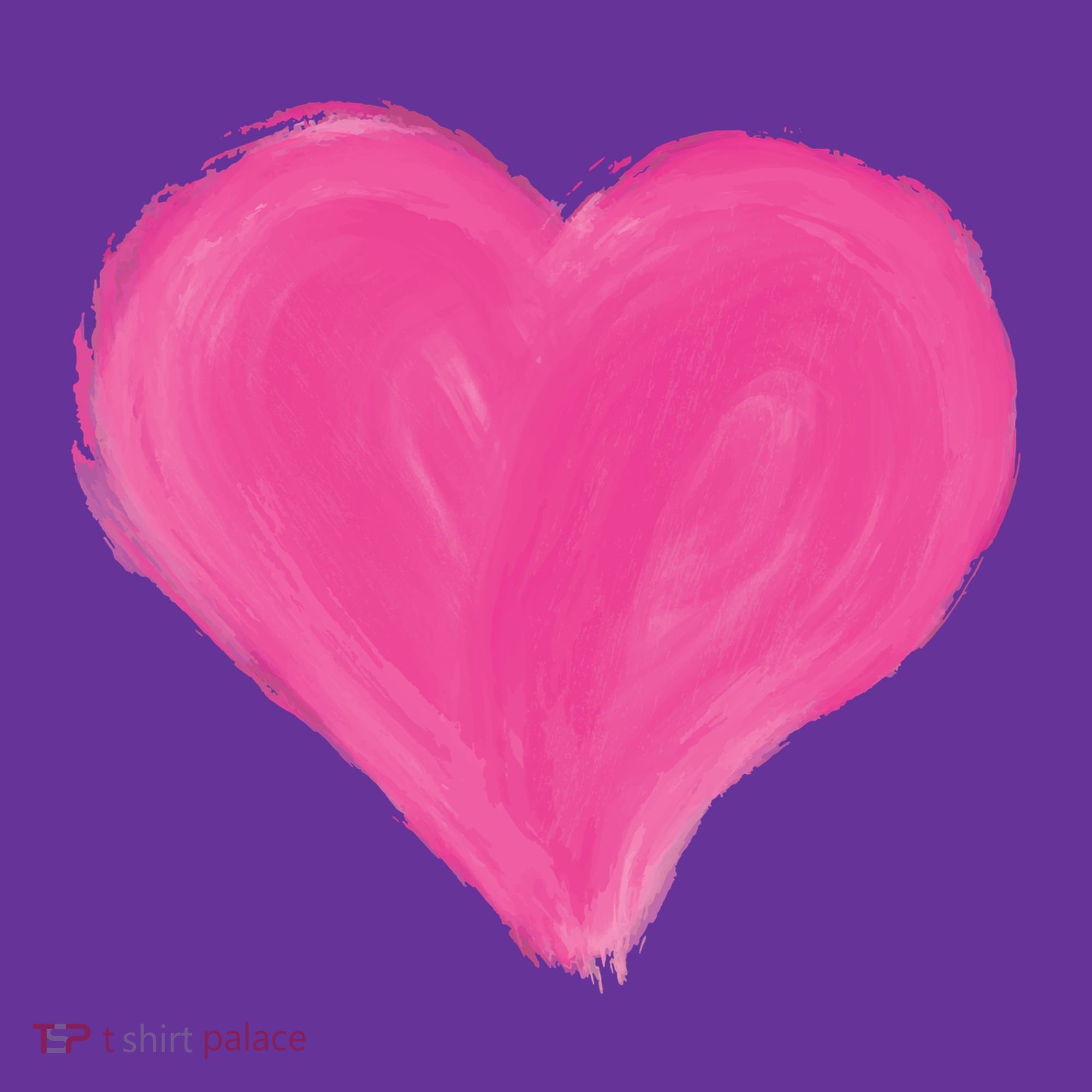 Painted Heart Button
