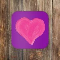Painted Heart Coaster thumb 0
