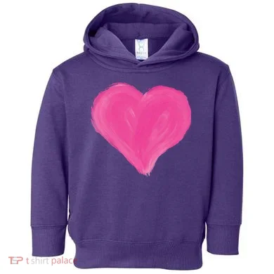 Painted Heart Toddler Hoodie