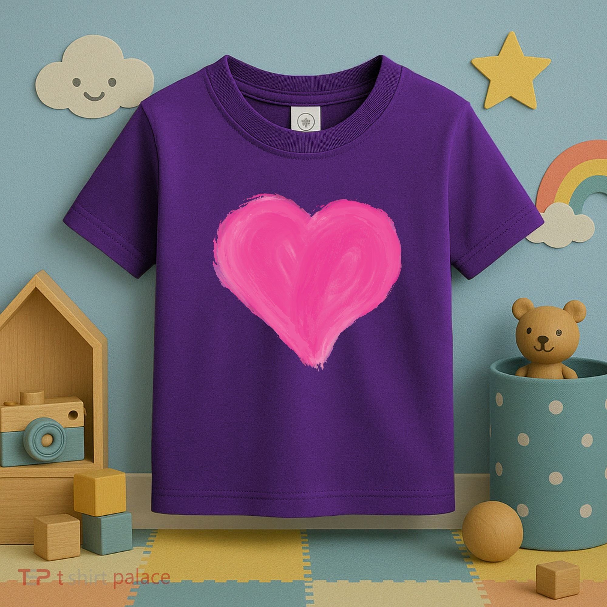 Painted Heart Toddler T-Shirt
