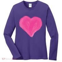 Painted Heart Women's Long Sleeve Shirt thumb 0