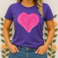 Painted Heart Women's T-Shirt thumb 2