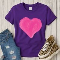 Painted Heart Women's T-Shirt thumb 3