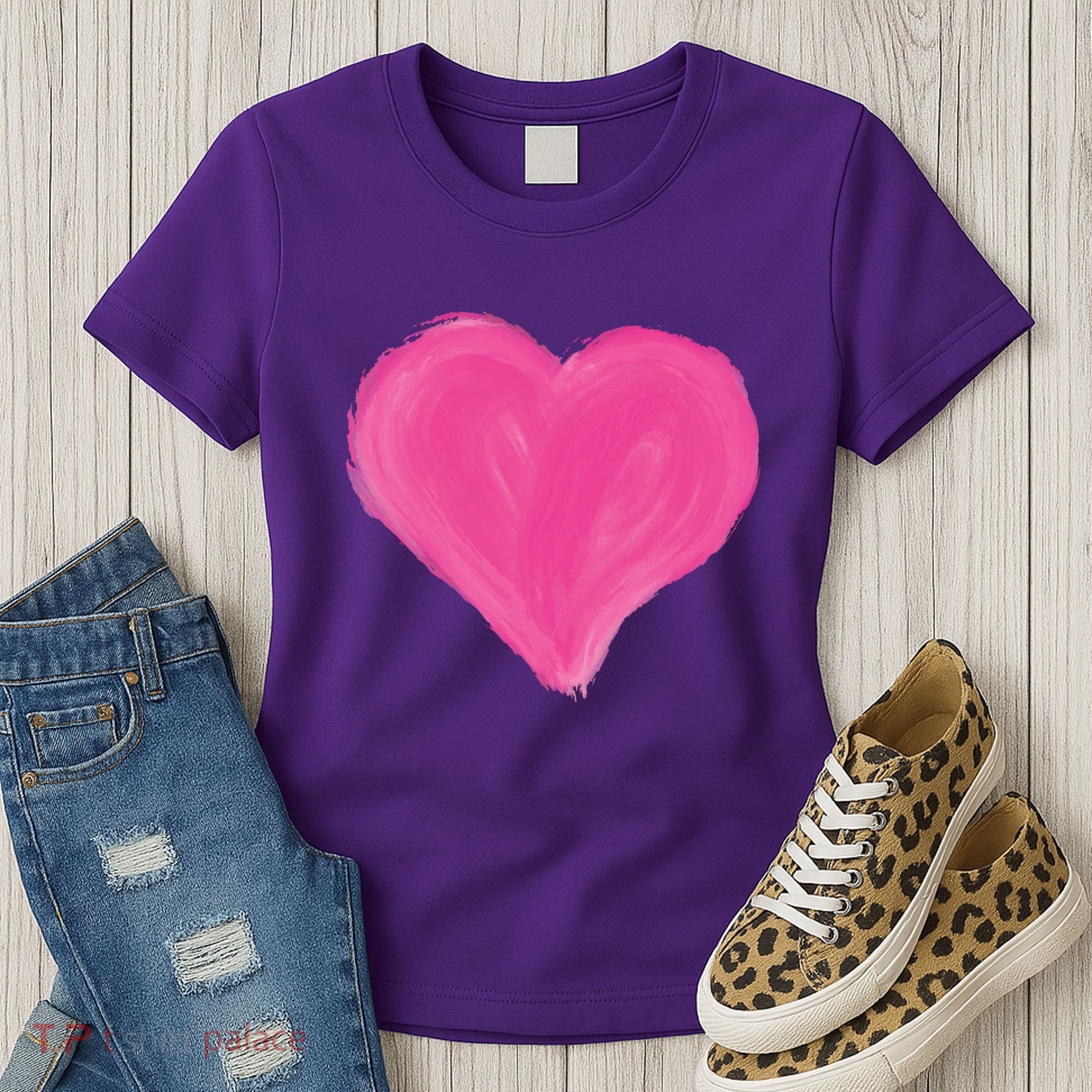 Painted Heart Women's T-Shirt