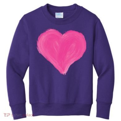 Painted Heart Kids Sweatshirt