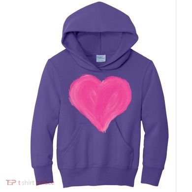 Painted Heart Kids Hoodie