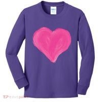 Painted Heart Kids Long Sleeve Shirt thumb 0