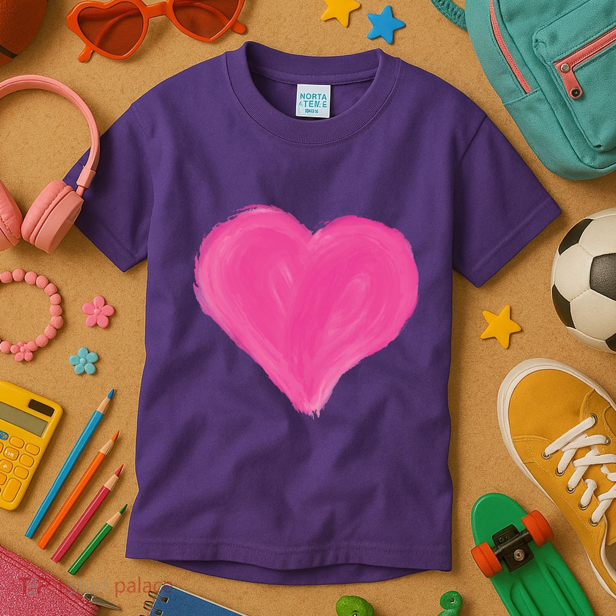 Painted Heart Kids T-Shirt