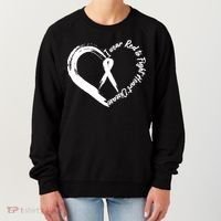 Painted I Wear Red To Fight Heart Disease Women's Sweatshirt thumb 0