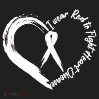 Painted I Wear Red To Fight Heart Disease Beanie thumb 2