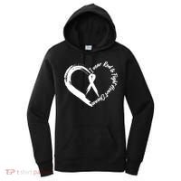 Painted I Wear Red To Fight Heart Disease Women's Hoodie thumb 0
