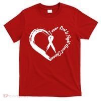 Painted I Wear Red To Fight Heart Disease T-Shirt thumb 0