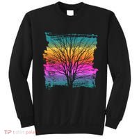 Painted Sunset Colors Tree Sweatshirt thumb 0
