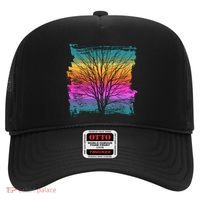 Painted Sunset Colors Tree Hat thumb 0