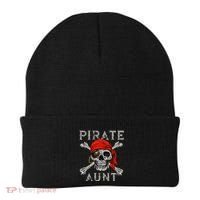 Pirate Aunt Jolly Roger Skull & Crossbones Flag Beanie thumb 0