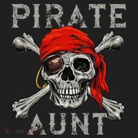 Pirate Aunt Jolly Roger Skull & Crossbones Flag Beanie thumb 2