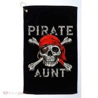 Pirate Aunt Jolly Roger Skull & Crossbones Flag Golf Towel thumb 0