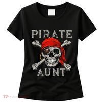 Pirate Aunt Jolly Roger Skull & Crossbones Flag Women's T-Shirt thumb 0