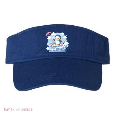 Penguin As Kite Surfer Design Kite Surfing Gift Visor