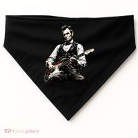 President Abraham Lincoln Abe Playing Guitar USA-Made Doggie Bandana thumb 0
