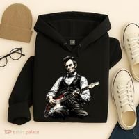 President Abraham Lincoln Abe Playing Guitar Hoodie thumb 4