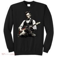 President Abraham Lincoln Abe Playing Guitar Sweatshirt thumb 0