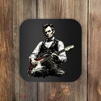 President Abraham Lincoln Abe Playing Guitar Coaster thumb 0