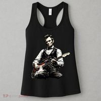 President Abraham Lincoln Abe Playing Guitar Women's Tank Top thumb 3