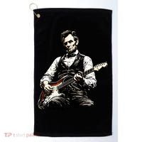 President Abraham Lincoln Abe Playing Guitar Golf Towel thumb 0