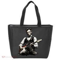 President Abraham Lincoln Abe Playing Guitar Tote Bag thumb 0