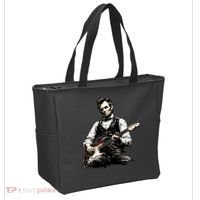 President Abraham Lincoln Abe Playing Guitar Tote Bag thumb 2