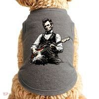 President Abraham Lincoln Abe Playing Guitar Doggie Tank thumb 0