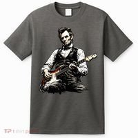 President Abraham Lincoln Abe Playing Guitar T-Shirt thumb 0