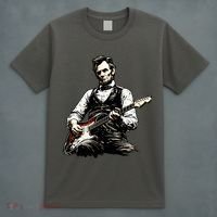President Abraham Lincoln Abe Playing Guitar T-Shirt thumb 4