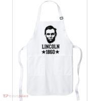 President Abraham Lincoln 1860 Abe America Silhouette Apron thumb 0