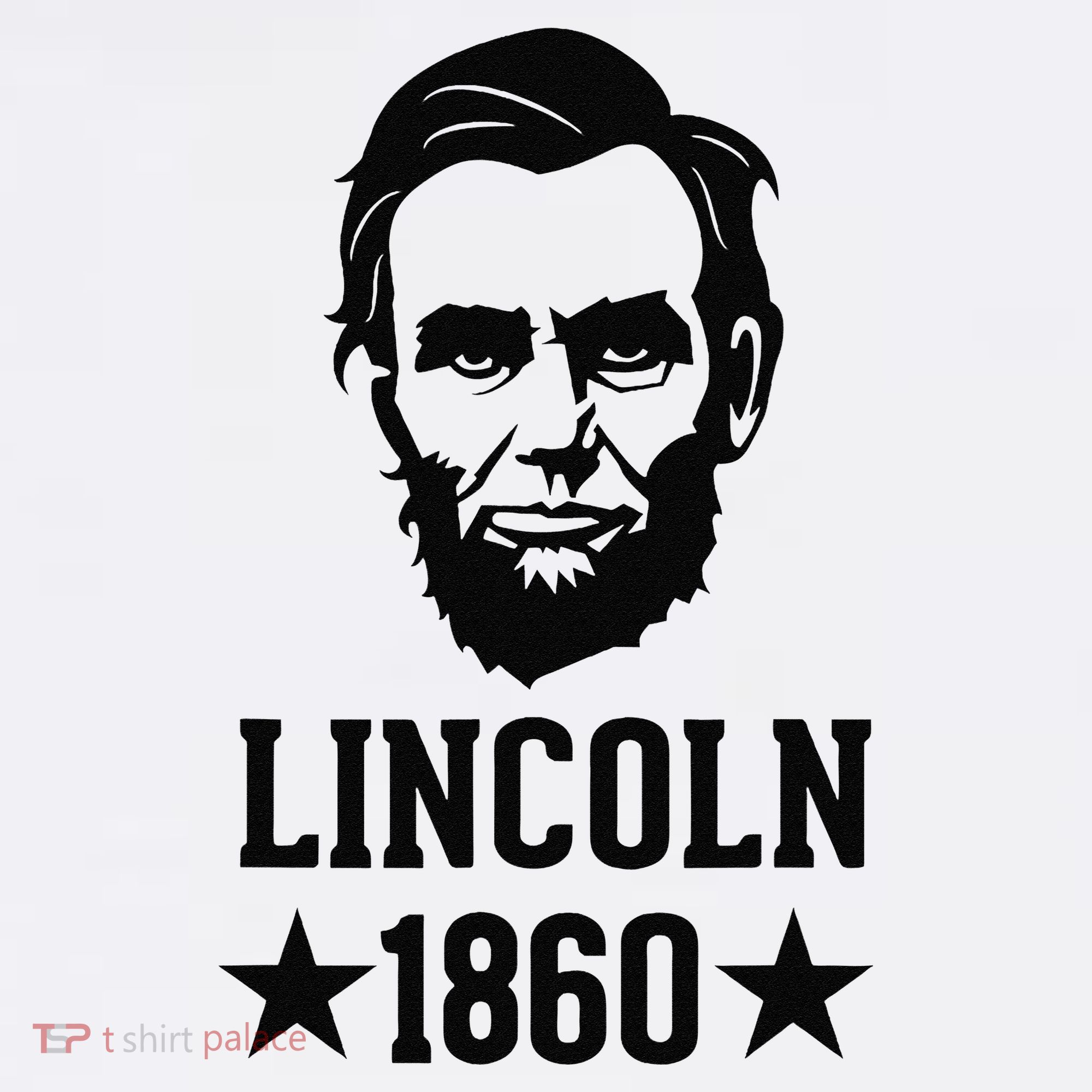 President Abraham Lincoln 1860 Abe America Silhouette Apron