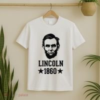 President Abraham Lincoln 1860 Abe America Silhouette T-Shirt thumb 2