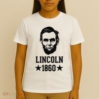 President Abraham Lincoln 1860 Abe America Silhouette T-Shirt thumb 4