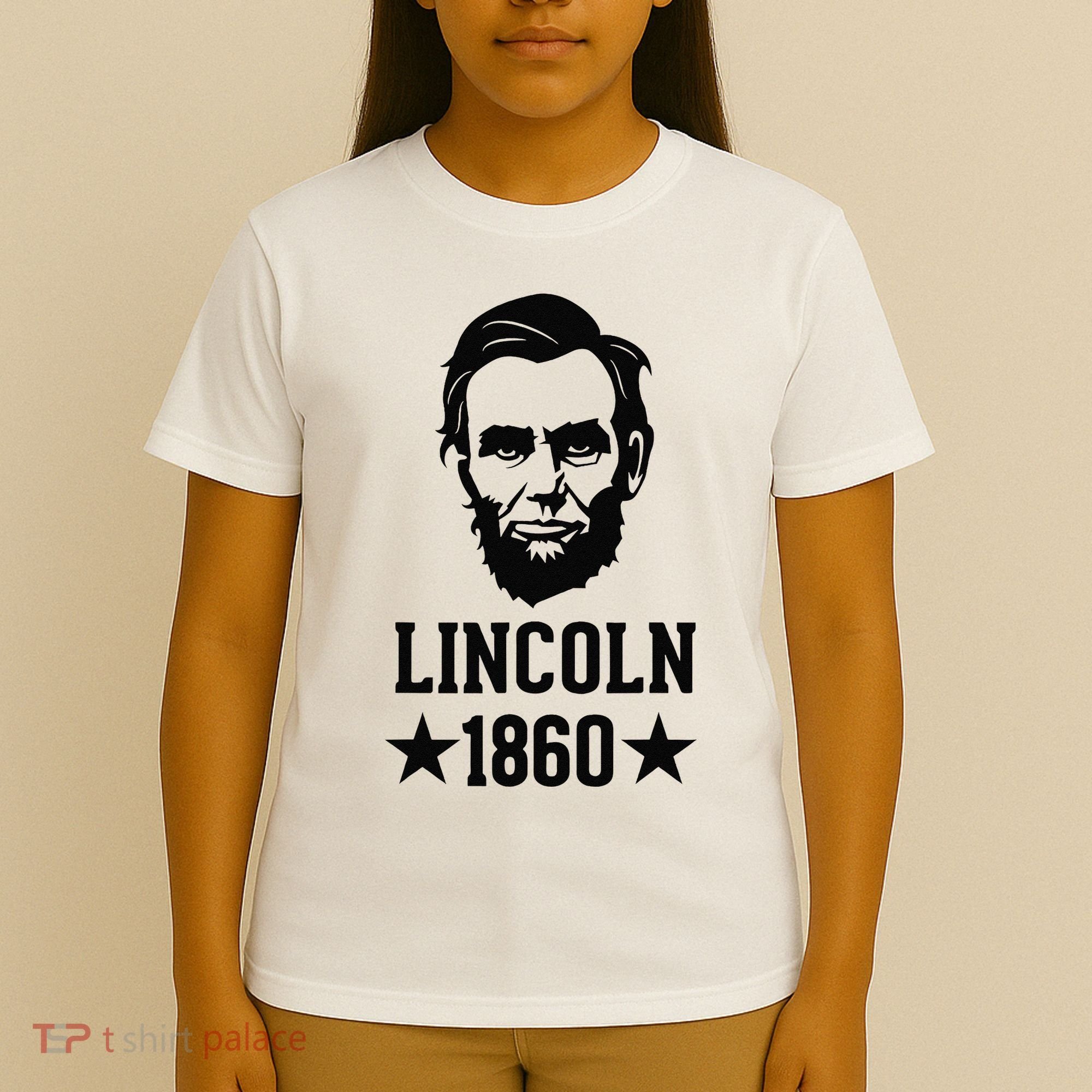 President Abraham Lincoln 1860 Abe America Silhouette T-Shirt