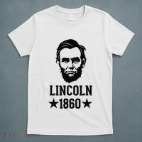 President Abraham Lincoln 1860 Abe America Silhouette T-Shirt thumb 5