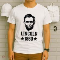 President Abraham Lincoln 1860 Abe America Silhouette T-Shirt thumb 6