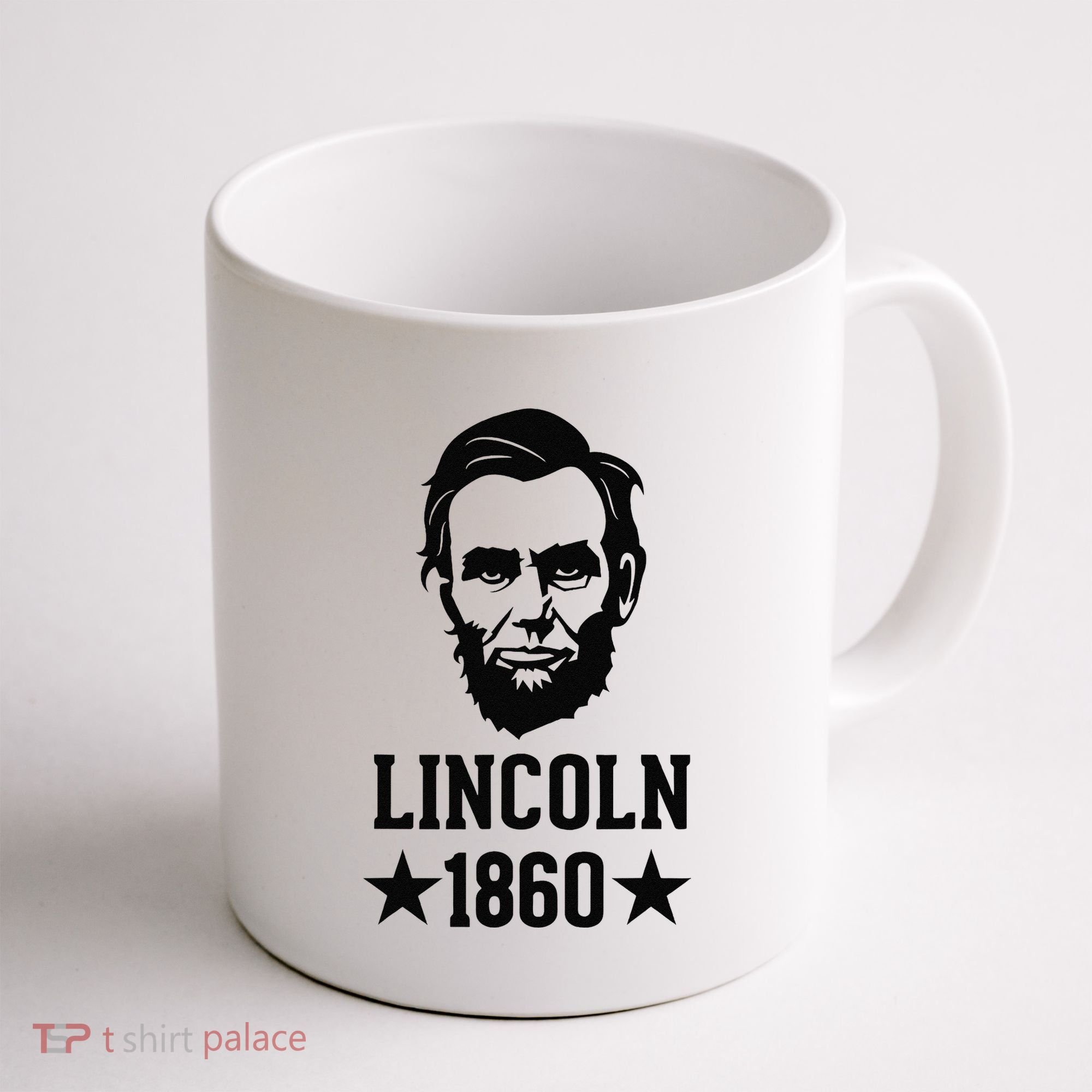 President Abraham Lincoln 1860 Abe America Silhouette Coffee Mug