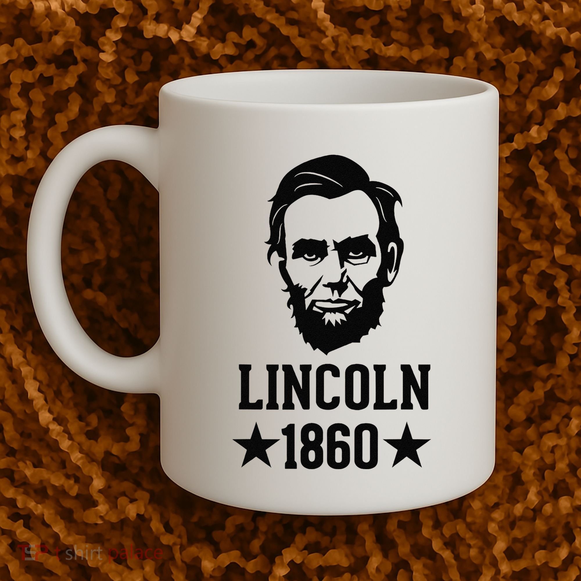 President Abraham Lincoln 1860 Abe America Silhouette Coffee Mug