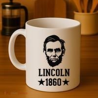 President Abraham Lincoln 1860 Abe America Silhouette Coffee Mug thumb 4