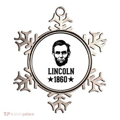 President Abraham Lincoln 1860 Abe America Silhouette Ornament